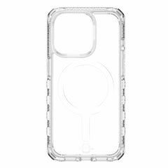 ITSKINS Supreme_R Clear MagSafe Case Transparent White Print for iPhone 15 Pro