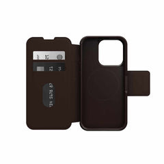 OtterBox Strada Folio MagSafe Case Espresso for iPhone 15 Pro