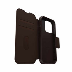 OtterBox Strada Folio MagSafe Case Espresso for iPhone 15 Pro