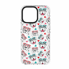 Blu Element Chromatic Print MagSafe Case Dog Pattern for iPhone 15 Pro