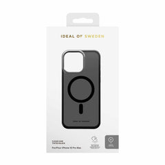 Ideal of Sweden Clear Case Magsafe Tinted Black for iPhone 15 Pro Max