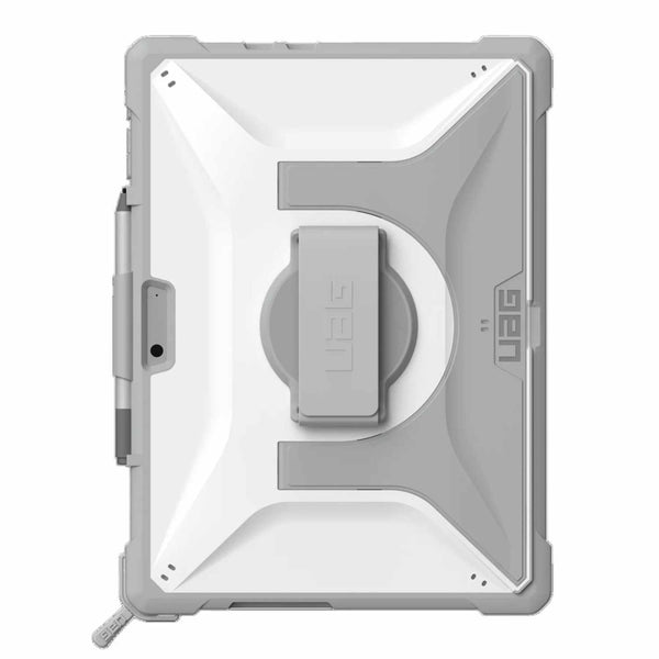 UAG Plasma w/Hand & Shoulder Strap Healthcare Case White/Gray for Microsoft Surface Pro 13-inch 12/11/10/9 in Bulk Packaging