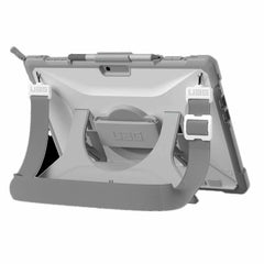 UAG Plasma w/Hand & Shoulder Strap Healthcare Case White/Gray for Microsoft Surface Pro 13-inch 12/11/10/9 in Bulk Packaging