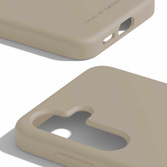 Ideal of Sweden Silicone Case Compatible w/MagSafe Beige for SamsungGalaxy S24