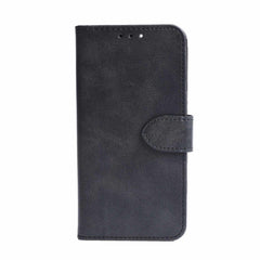 Blu Element Vegan Leather Folio Wallet Case Black for iPhone 16e/15/14/13