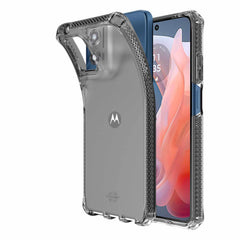 ITSKINS Spectrum_R Clear Case Smoke for Moto G 5G 2024