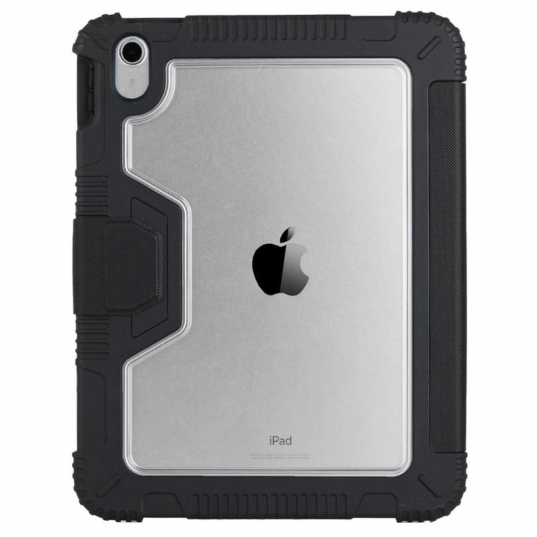 RPZZKJFOLIP10GBK Rugged Folio Case with Clear Back iPad 11 2025 (11th Gen)/(10th Gen) Black