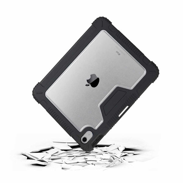 RPZZKJFOLIP10GBK Rugged Folio Case with Clear Back iPad 11 2025 (11th Gen)/(10th Gen) Black