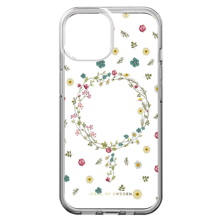Ideal of Sweden Clear MagSafe Mid Case Petite Floral for iPhone 16e/15/14/13