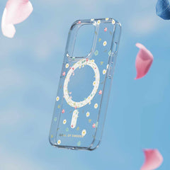 Ideal of Sweden Clear MagSafe Mid Case Petite Floral for iPhone 16e/15/14/13