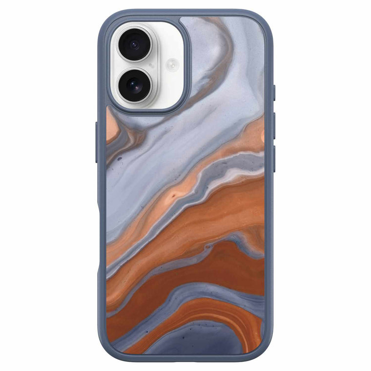 7796461 Symmetry Graphics MagSafe Case iPhone 16 High Desert Marble