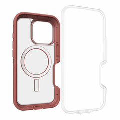 OtterBox Defender XT Clear Pro Brick Red Clear for iPhone 16 Pro