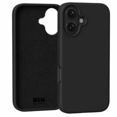 Blu Element Silicone w/MagSafe Case Black for iPhone 16 Plus