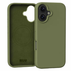 Blu Element Silicone w/MagSafe Case Olive for iPhone 16 Plus