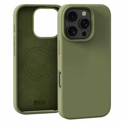 Blu Element Silicone w/MagSafe Case Olive for iPhone 16 Pro