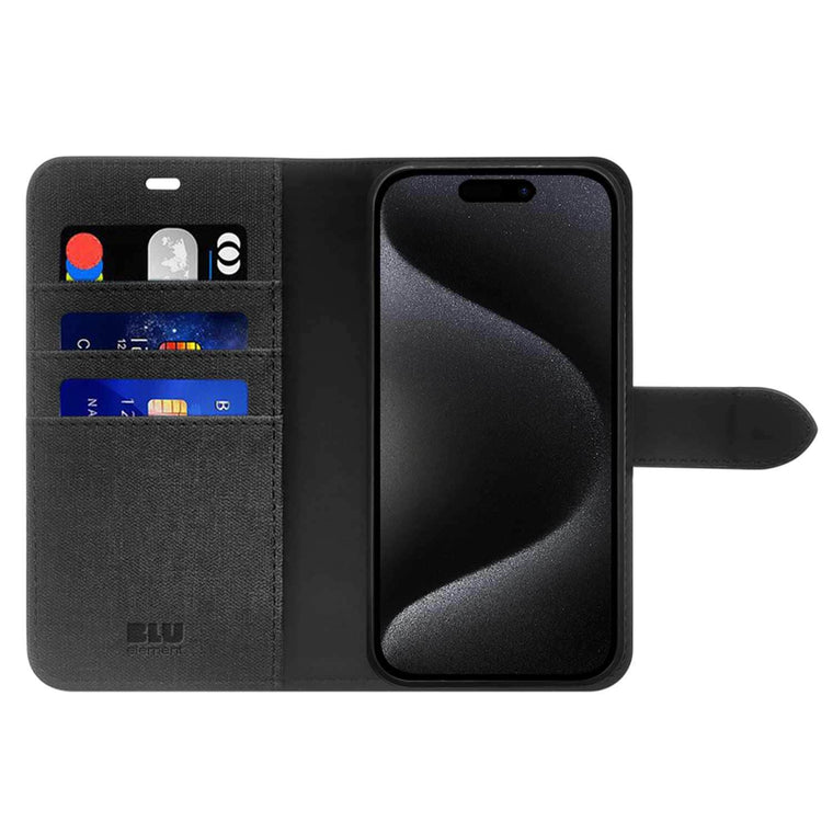 BEF2N116B1 Folio 2-in-1 Case iPhone 16 Black