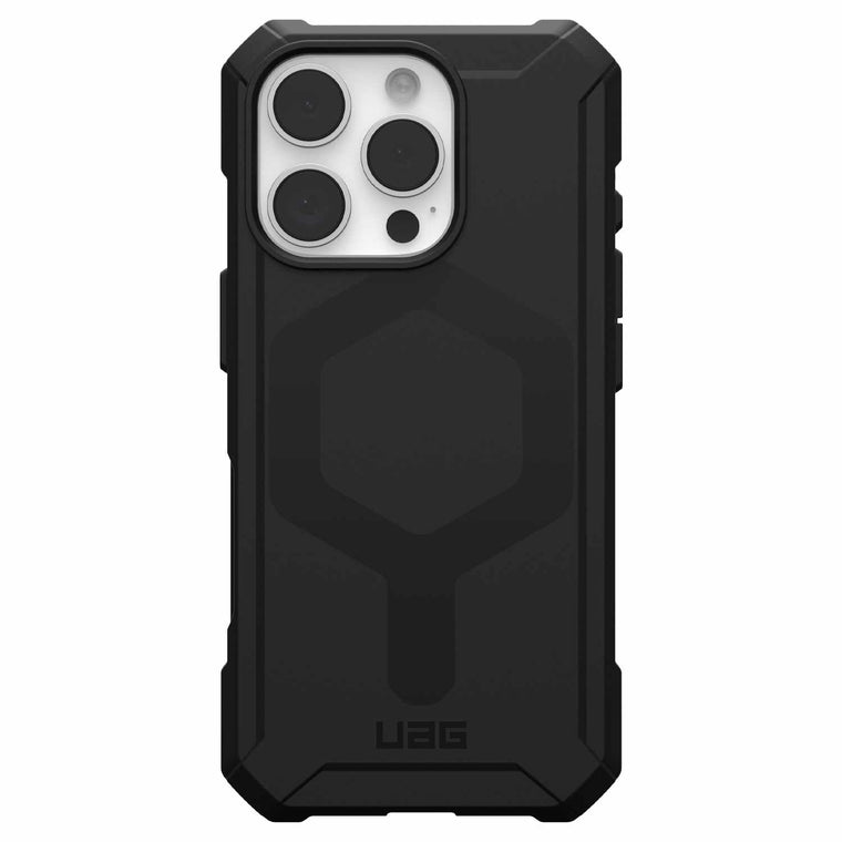 114448114040 Essential Armor MagSafe Rugged Case iPhone 16 Pro Black