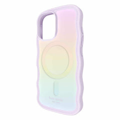 Kate Spade Wavy Case w/MagSafe Opal Iridescent for iPhone 16