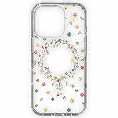 IDCLCMSI2467P507 Clear Mid MagSafe Case iPhone 16 Pro Max Petite Floral