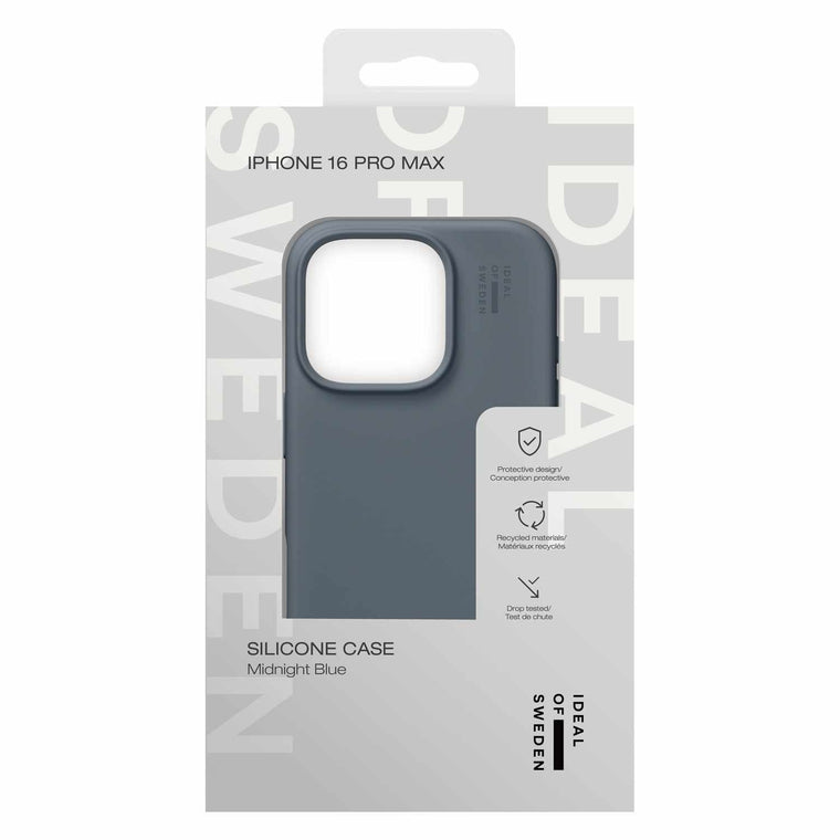 IDSICMSI2467P411 Silicone Case MagSafe iPhone 16 Pro Max Midnight Blue
