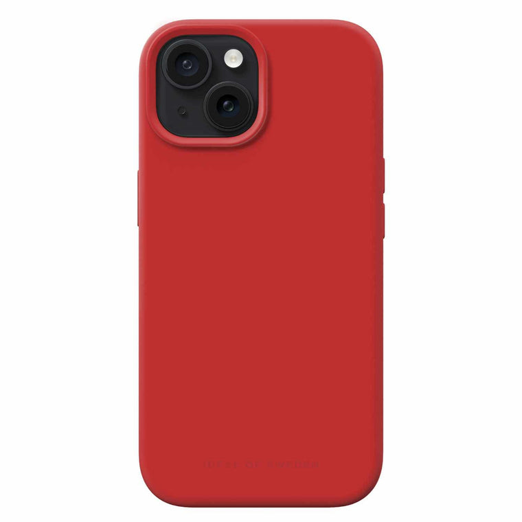 IDSICMSI236183 Silicone Case MagSafe iPhone 15/14/13 Red