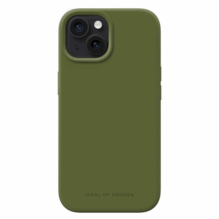 IDSICMSI2361450 Silicone Case MagSafe iPhone 15/14/13 Khaki