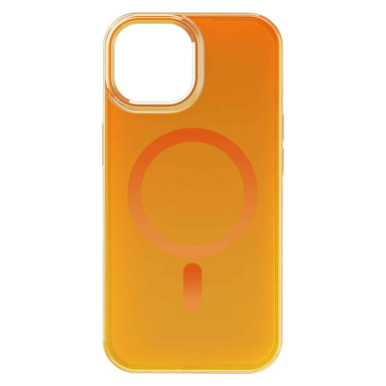 IDCLCMSI2361499 Clear Mid MagSafe Case iPhone 16e/15/14/13 Orange Spritz