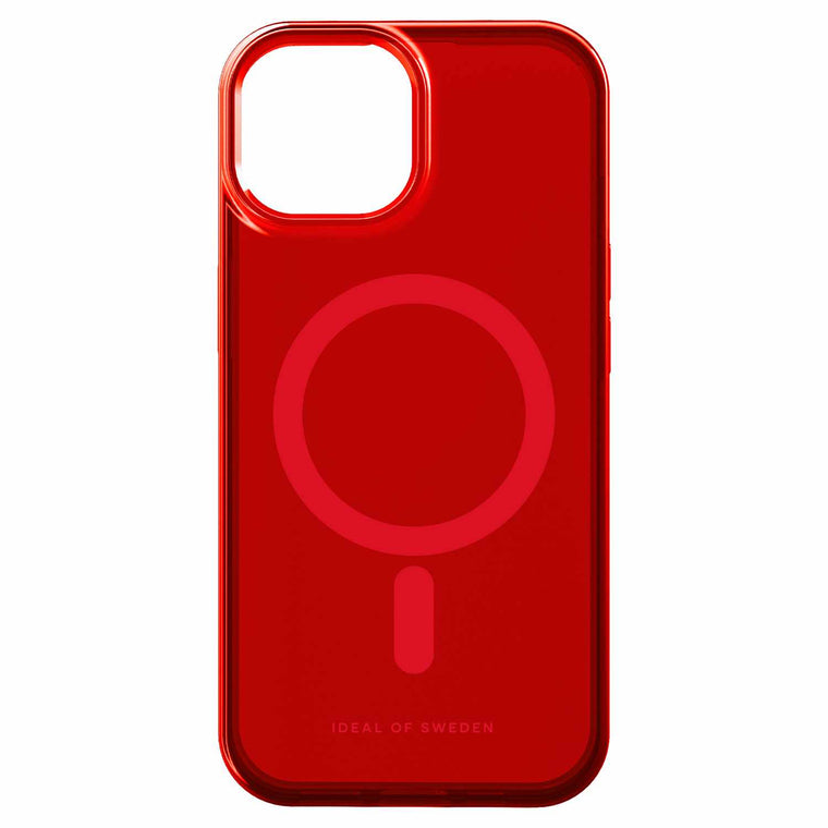 IDCLCMSI2361496 Clear Mid MagSafe Case iPhone 16e/15/14/13 Radiant Red