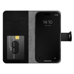 Ideal of Sweden Magnet+ Wallet MagSafe Case Black for iPhone 16 Pro