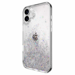 SwitchEasy Starfield 3D Glitter Case Transparent for iPhone 16 Plus