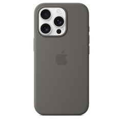 Apple Silicone Case with MagSafe Stone Grey for iPhone 16 Pro