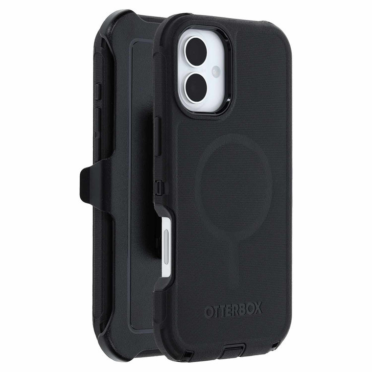 7797228 Defender Pro MagSafe with Holster in Bulk iPhone 16 Plus Black