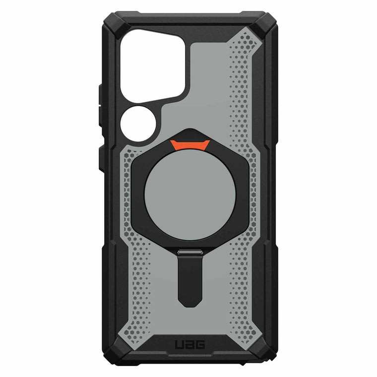 214467114097 Plasma XTE Rugged Kickstand Case w/Magnet Galaxy S25 Ultra Black/Orange