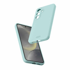 SGZRAVSIKLGRN Velvet Case w/Magnets Galaxy S25 Sage