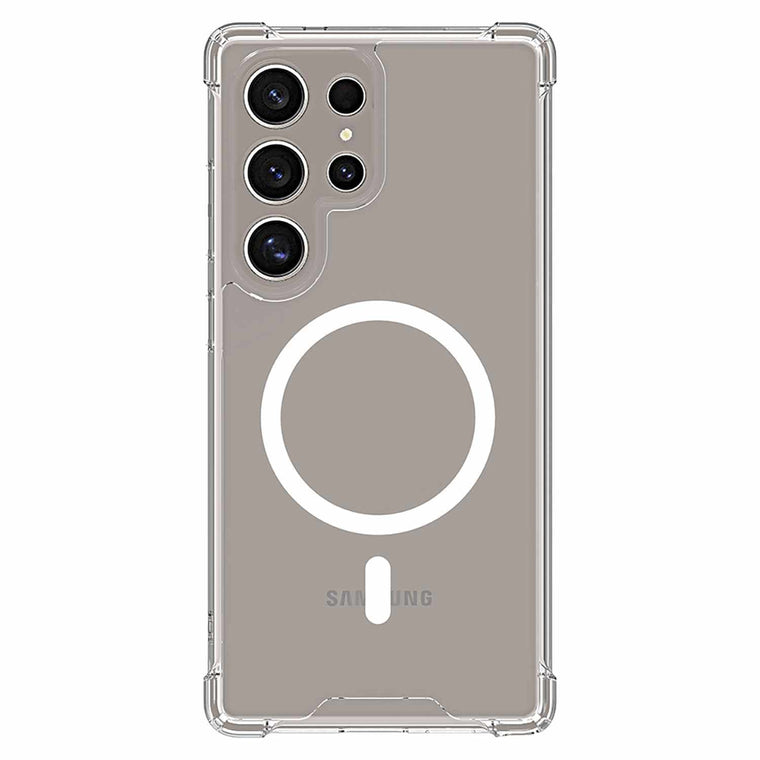 BEDZS253 Dropzone Rugged Case w/Magnets Galaxy S25 Ultra Clear