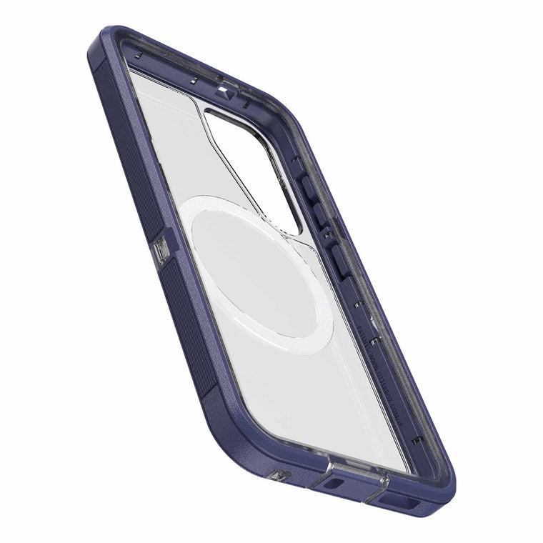 7797638 Defender Pro XT Clear w/Magnets Galaxy S25 Violet Thunder