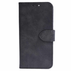 BEWFiP164B Faux Leather Folio Case w/TPU Gelskin iPhone 16 Black