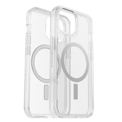 OtterBox Symmetry Clear MagSafe Case Clear with Blue Tint for iPhone 16e/15/14/13 in Bulk Packaging