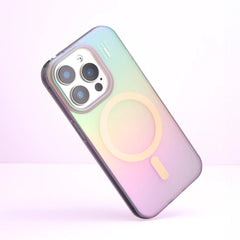 IDCLCMSI2361527 Clear Case Mid MagSafe iPhone 16e/15/14/13 Shimmer