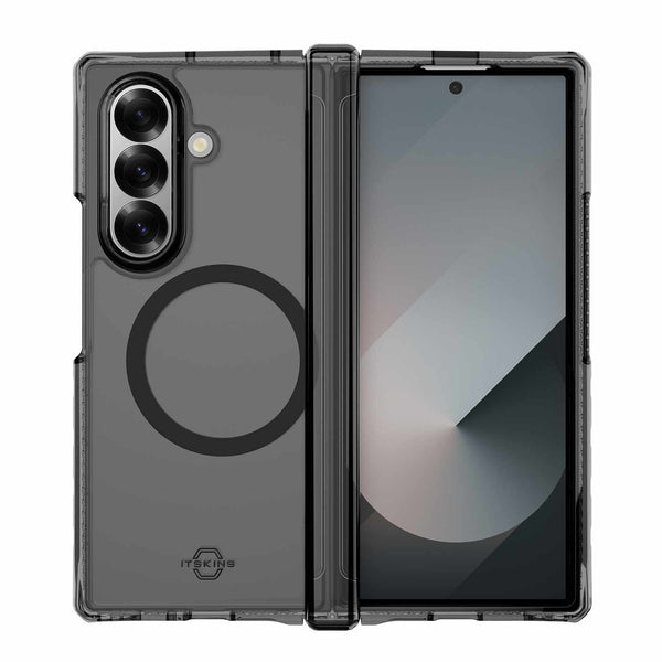 ITSKINS Hybrid_R Hinge w/Magnets Case Smoke/Transparent for Samsung Galaxy Z Fold7