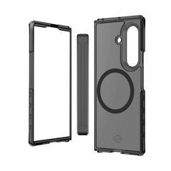 ITSKINS Hybrid_R Hinge w/Magnets Case Smoke/Transparent for Samsung Galaxy Z Fold7