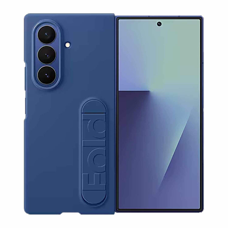 EFMF966CNEGCA Silicone Standing Grip Case Galaxy Z Fold7 Blue