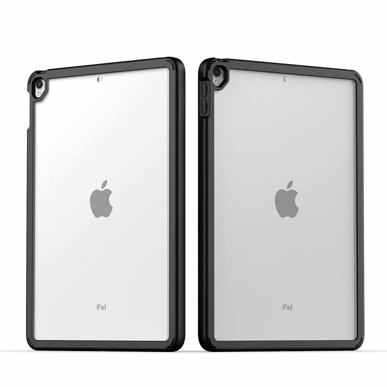 QWYKLPBIP102BK Rugged Case with Clear Back iPad 10.2 2021/10.2 2020/10.2 2019 Black