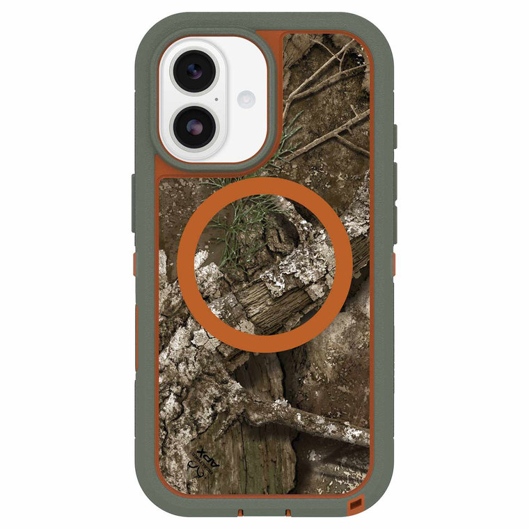 7798412 Defender Pro XT Clear MagSafe Case w/Camera Control iPhone 17 Realtree Apx (Green)
