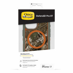7798412 Defender Pro XT Clear MagSafe Case w/Camera Control iPhone 17 Realtree Apx (Green)