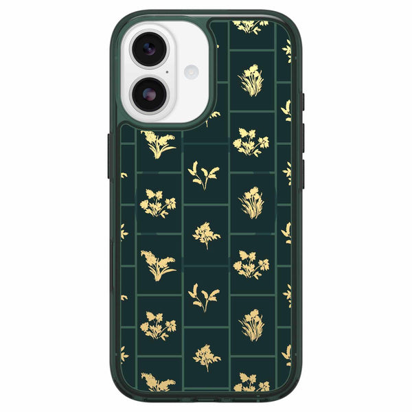 7798882 Symmetry Clear MagSafe Case w/Camera Control iPhone 17 Golden Bloom (Green)
