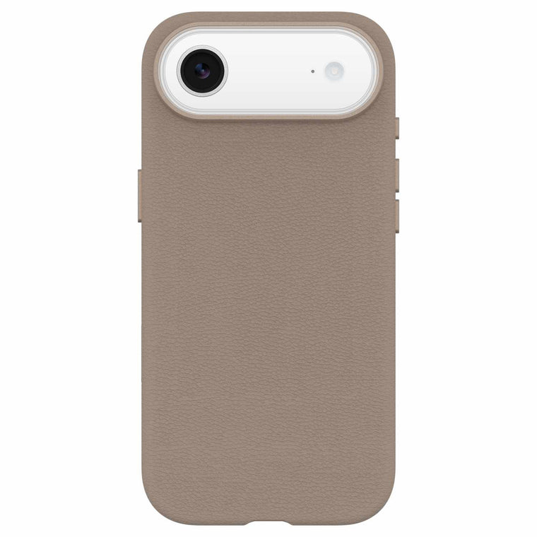 OtterBox Symmetry Cactus Leather MagSafe Case with Camera Control Grey Comfort for iPhone Air