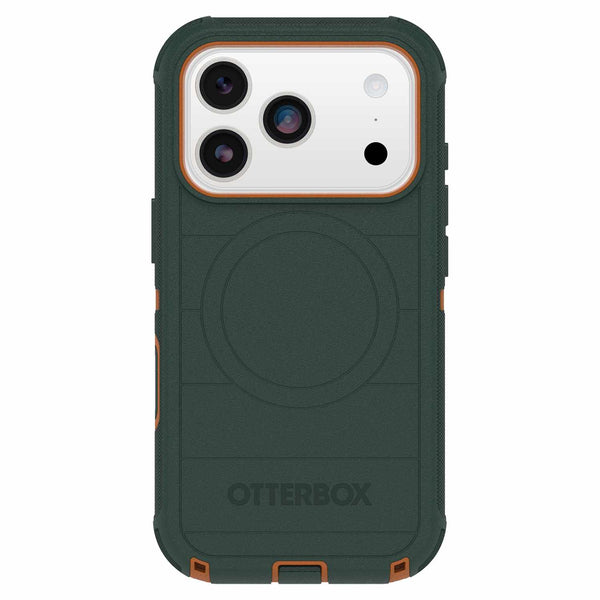 OtterBox Defender Pro MagSafe Case w/Camera Control Coopersmith (Green) for iPhone 18 Pro/17 Pro