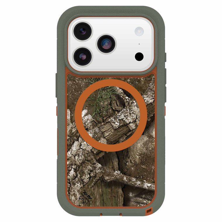 7798428 Defender Pro XT Clear MagSafe Case w/Camera Control iPhone 17 Pro Realtree Apx (Green)