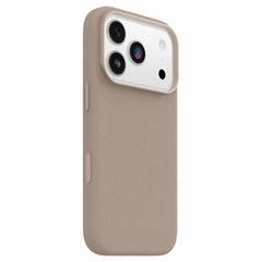 OtterBox Symmetry Cactus Leather MagSafe Case w/Camera Control Grey Comfort for iPhone 17 Pro